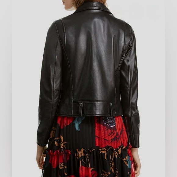 NWOT Lini Mila Genuine Leather Jacket (Size: M) - Picture 6 of 6